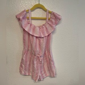 (4) GIRLS SUMMER ROMPERS SZ.12